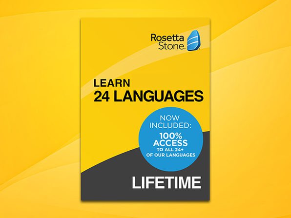 Get Access to Learn 24 Languages on Rosetta Stone's Award-Winning Software